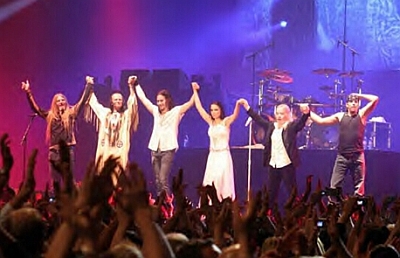 Nightwish, at the final show in Helsinki: October 2005
